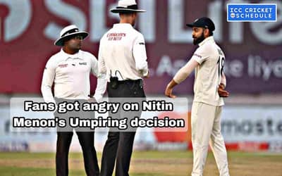 IND vs AUS, 2nd Test: Fans got angry due to the wrong umpiring by umpire Nitin Menon, fans showed their anger on social media