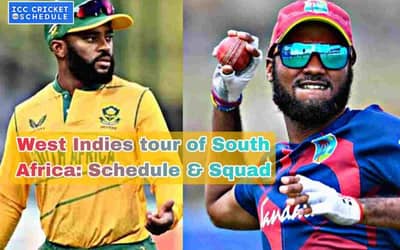 West Indies tour of South Africa 2023: Schedule and Squad