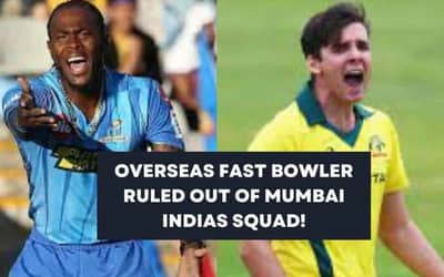 Jhye Richardson: Ruled Out of TATA IPL 2023. Big Blow For Mumbai Indians. Doubtful for Ashes. Possible Replacements.&nbsp;