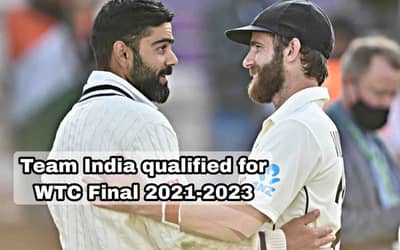 Team India qualified for WTC Final 2021-23, Thanks to New Zealand's Victory over Sri Lanka