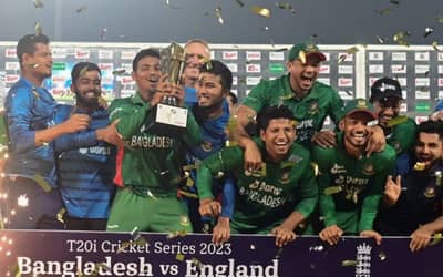 ENG vs BAN: Bangladesh whitewashed England 3-0 in the T20I series. Read Full Details here