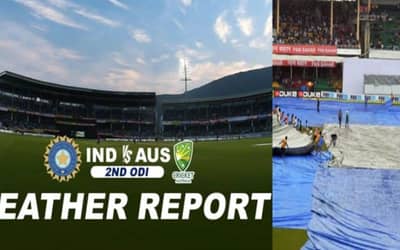 IND vs AUS 2nd ODI Weather Update, Rain Chances, Pitch Report for India vs Australia 2nd ODI