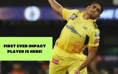 CSK VS GT: Tushar Deshpande Is the First Ever Impact Player in the History of TATA IPL.?