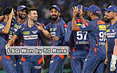 IPL 2023: LSG beat DC by 50 runs, Mark Wood Takes Five-Wicket Hall | Match review PBKS vs KKR