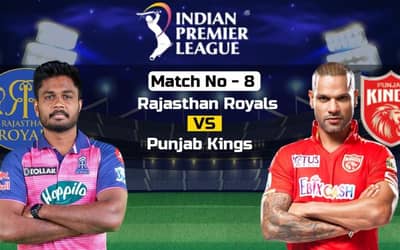 IPL 2023: Rajasthan Royals vs Punjab Kings, 8th Match IPL 2023