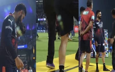 KKR vs RCB: Watch - Two biggest superstars of India Virat Kohli and Shahrukh Khan dance together after KKR thumped RCB in IPL 2023