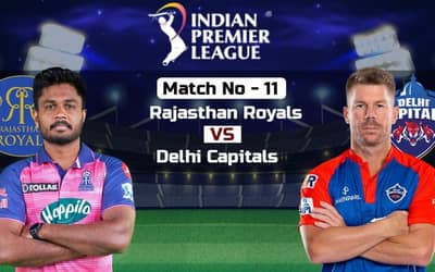 RR vs DC Dream11 Prediction, Fantasy Team, Match 11 Probable XIs, Pitch report, weather forecast, and live streaming details IPL 2023