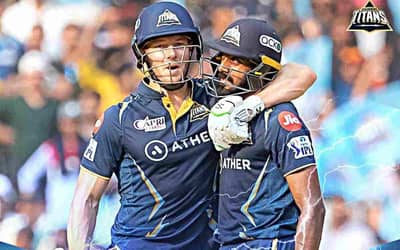 GT vs KKR: Gujarat Titans scored 204 runs while batting first | IPL Live Score