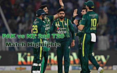 PAK vs NZ Match Highlights: Babar Azam's century helped Pakistan beat New Zealand by 38 runs in the second T20 match