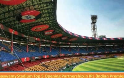 M. Chinnaswamy Stadium Top 5 Opening Partnership in IPL (Indian Premier League)