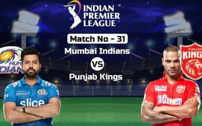 IPL 2023 MI vs PBKS: Mumbai Indians vs Punjab Kings | Live Score, Result | News and updates | IPL 2023 Match No 31