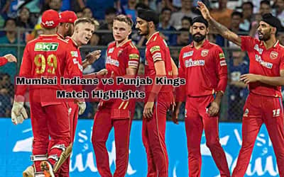 MI vs PBKS: In a high-scoring encounter, Punjab Kings beat Mumbai Indians by 13 runs | Updated Points Table IPL 2023