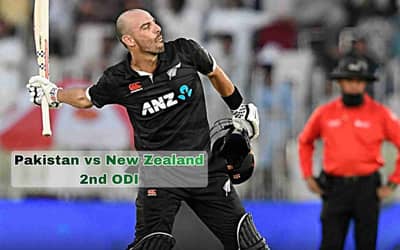 PAK vs NZ 2nd ODI Match: Batting first, New Zealand set a target of 337 runs in front of Pakistan