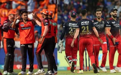 SRH vs RCB Dream11 Prediction, Strongest playing 11s, Weather Forecast, and Pitch Report for match number 65.