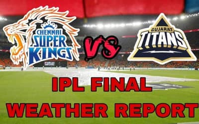 IPL 2023 Final Weather Forecast Ahmedabad. CSK vs GT Weather and Pitch Report of Narendra Modi Stadium on Reserve Day