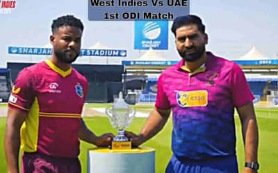 West Indies vs UAE First ODI Match Details and Playing 11