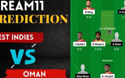 WI vs OMA Dream11 Prediction Today Match, Harare Sports Club Pitch Report | ICC World Cup Qualifiers 2023 West Indies vs Oman Dream11 Team