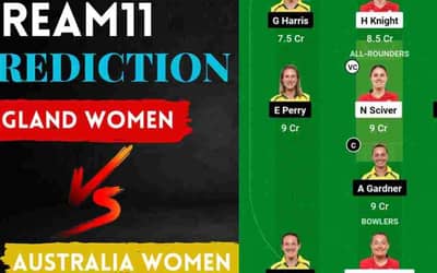 ENG-W vs AUS-W Dream11 Prediction 1st ODI 2023 | England Women vs Australia Women Dream11 Team, County Ground Bristol Pitch Report
