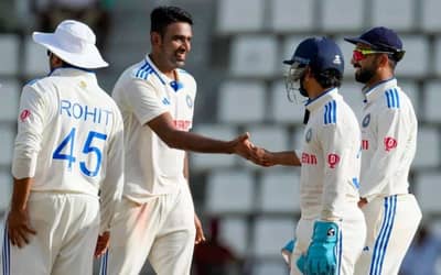 WI vs IND: Ashwin Shone as India beat West Indies By Inning and 141 Runs To Go 1-0 In The Series