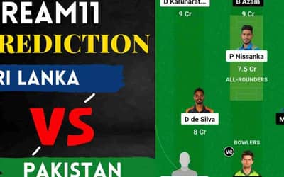 SL vs PAK Dream11 Prediction 2nd Test 2023, Singhalese Sports Club Cricket Ground Pitch Report | Sri Lanka vs Pakistan Dream11 Team