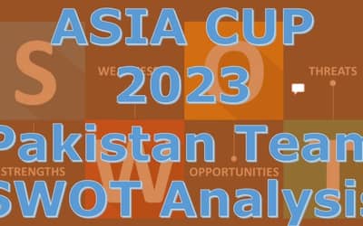 ASIA CUP 2023: Pakistan's Strengths, Weaknesses, Opportunities, and Threats. Pakistan SWOT Analysis Ahead of the Asia Cup 2023!