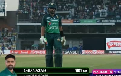 Asia Cup 2023 Inaugural Match: Pakistan Sets Towering Target of 342 for Nepal with Babar Azam and Iftikhar Ahmed's Remarkable Centuries