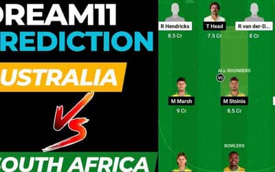 AUS vs SA Dream11 Prediction 2nd T20I 2023, Kingsmead Cricket Ground Pitch Report | Australia vs South Africa Dream11 Team, T20I Stats &amp; Records