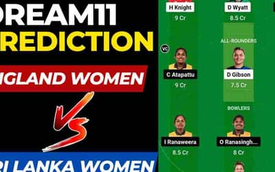 ENG-W vs SL-W Dream11 Prediction 3rd T20I Match | England Women vs Sri Lanka Women Dream11 Team, County Cricket Ground Derby Stadium Pitch Report