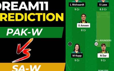 PAK-W vs SA-W Dream11 Prediction 2nd ODI Match | Pakistan Women vs South Africa Women Dream11 Team, National Stadium Karachi Pitch Report
