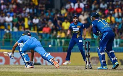 IND vs SL 2023: End of 1st Inning, India Finished at 213/10, Rohit Sharma scored 53 runs whereas Sri Lankan Youngster Dunith Wellalage took five wickets