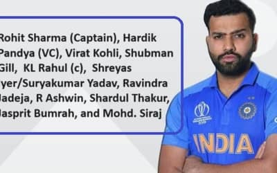 Predicted India Playing XI for World Cup 2023 Debut Match against Australia!