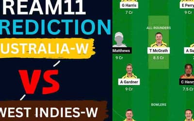 AUS-W vs WI-W Dream11 Prediction 1st T20I Match | Australia Women vs West Indies Women Dream11 Team, Senwes North Sydney Oval Cricket Ground Pitch Report