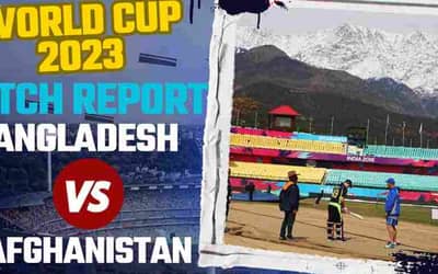 BAN vs AFG, HPCA Stadium Dharamsala Pitch Report &amp; Weather Forecast | Bangladesh vs Afghanistan ODI Records &amp; Stats, ICC Men's ODI World Cup 2023