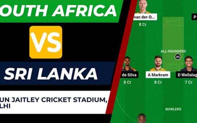 SA vs SL Dream11 Prediction World Cup 2023 Match No.3 | South Africa vs Sri Lanka Dream11 Team, Arun Jaitley Cricket Stadium Pitch Report