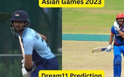 IND vs AFG Dream11 Prediction,?Dream11 Team, Probable Playing 11s, and Squads| India vs Afghanistan Asian Games Final