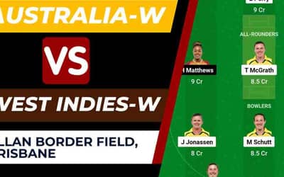 AUS-W vs WI-W Dream11 Prediction 1st ODI 2023 | Australia Women vs West Indies Women Dream11 Team, Allan Border Field Brisbane Pitch Report