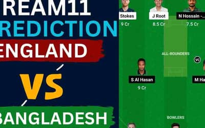 ENG vs BAN Dream11 Prediction 7th Match World Cup 2023 | England vs Bangladesh Dream11 Team, Head To Head Records, Playing XI, Pitch Report