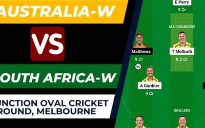 AUS-W vs WI-W Dream11 Prediction 2nd ODI | Australia Women vs West Indies Women Dream11 Team, Junction Oval Melbourne Pitch Report