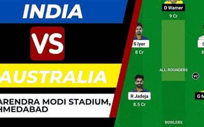 IND vs AUS Dream11 Prediction [C &amp; VC] World Cup 2023 Final | India vs Australia Dream11 Team, Narendra Modi Stadium Pitch Report