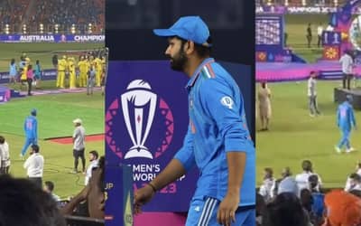 ICC World Cup 2023: Watch: Rohit Sharma walks off the field in utter disbelief after final loss against Australia?