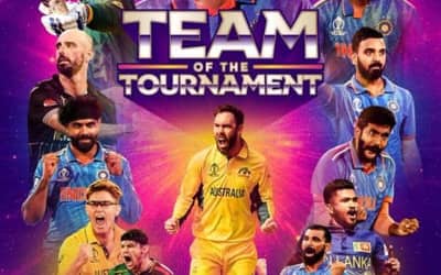 World Cup 2023: ICC's Team of the Tournament Out! Six Indian Players Were Included In Playing 11.