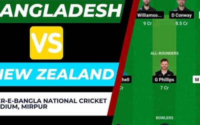 BAN vs NZ 2nd Test Dream11 Prediction, Dream11 Team | Bangladesh vs New Zealand Sher-E-Bangla National Cricket Stadium Pitch Report