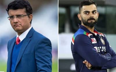 "I didn't sack Virat Kohli from Team India Captaincy," says Sourav Ganguly