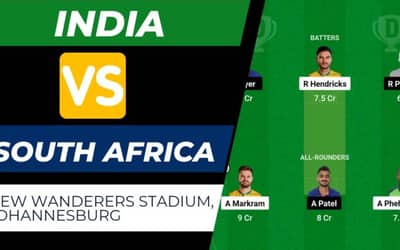 IND vs SA 1st ODI Playing11, Dream11 Prediction, India vs South Africa Dream11 Team, New Wanderers Stadium Johannesburg Pitch Report, India Playing11 | India tour of South Africa 2023-24