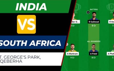 IND vs SA 2nd ODI Dream11 Prediction, India vs South Africa Dream11 Team, St George's Park, Gqeberha Pitch Report | India tour of South Africa 2023-24