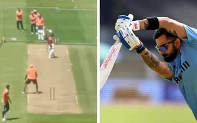 Watch: Virat Kohli smashes huge six to R Ashwin in nets ahead of India vs South Africa 2nd test