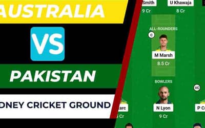 AUS vs PAK Dream11 Prediction 3rd Test 2024, Dream11 Team | Australia vs Pakistan Sydney Cricket Ground Pitch Report