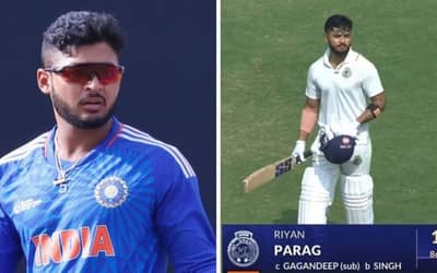 Riyan Parag scores 2nd fastest Century in Ranji Trophy Match, Fastest Century in Ranji Trophy