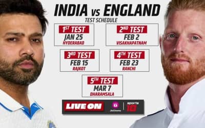 IND vs ENG Schedule, Updated Full Squads, Venues, Timings, Streaming and Broadcasting Details | England Tour Of India 2024