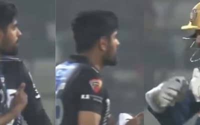 Watch: Babar Azam gets involved in a huge verbal fight during the Bangladesh Premier League